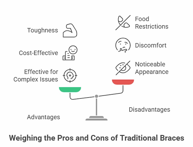 Pros and Cons of Traditional Braces