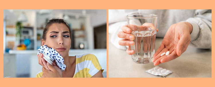 Common Problems After Dental Implant Surgery- pain and swelling.