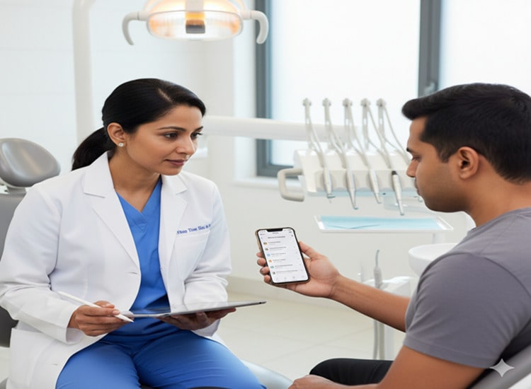 visiting dentist for an emergency